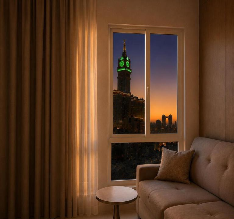 Ajyad Apartment | شقة فاخرة بإطلالة على برج الساعة تبعد 10 دقائق سيرًا على الأقدام