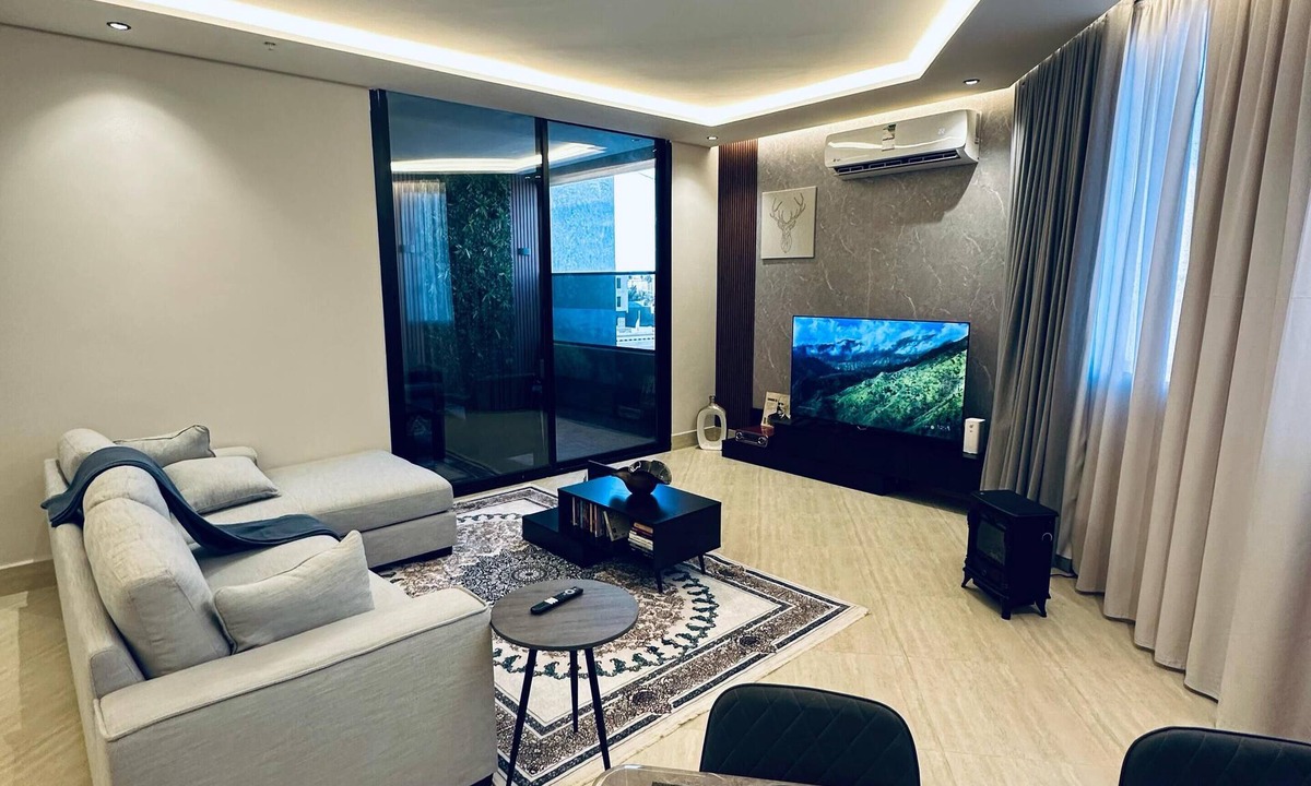 Riyadh Apartment | LP78- 2-bedroom apartment in marvelous Riyadh with cool AC