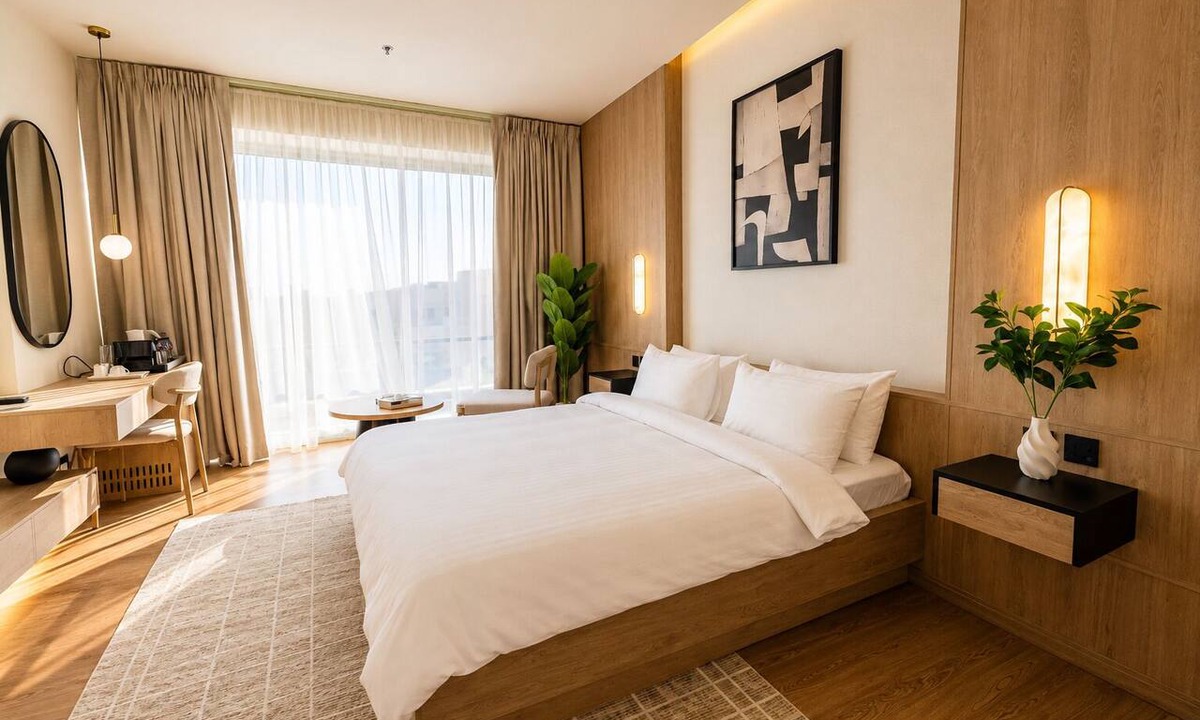 Dammam Apartment | Resort-Style Studio with Pool & 24/7 Gym - Retal