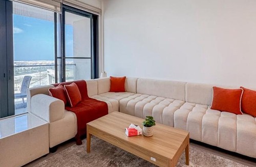 Muharraq Apartment | 1BR in Marrasi Al Bahrain Direct mall access