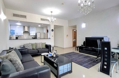 Muharraq Apartment | Amazing 2-bedrooms flat.Full lagoon,sea view high floor. Nicely furnished,AC.