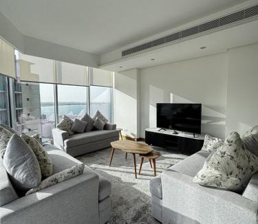Sakhir Apartment | Beachside 2BR Retreat in Durrat Marina