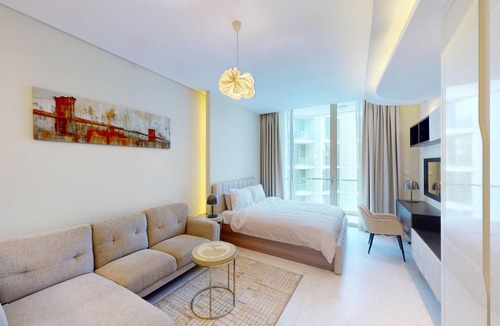 Manama Apartment | Elegant Studio in Bahrain Bay in Waterbay