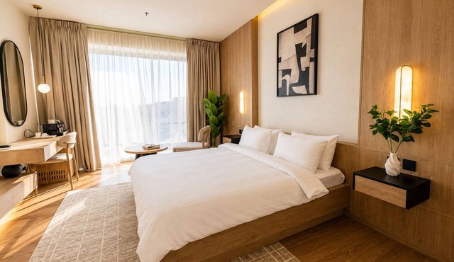Resort-Style Studio with Pool & 24/7 Gym - Retal in Dammam