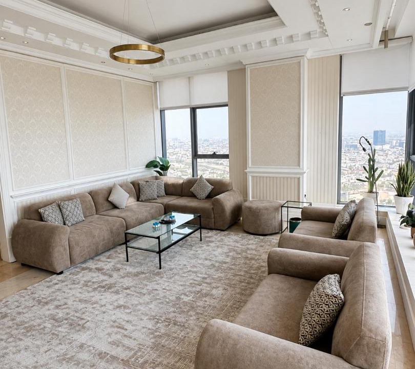 Ash Shati Apartment | برج داماك جناح ملكي غرفتين وصاله فرزاتشي باطلاله بحريه مرتفعه الدور 38