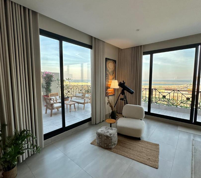 Dammam Apartment | رِهٓاف Rooftop أنيقة بإطلالة بحرية هادئة في الخبر