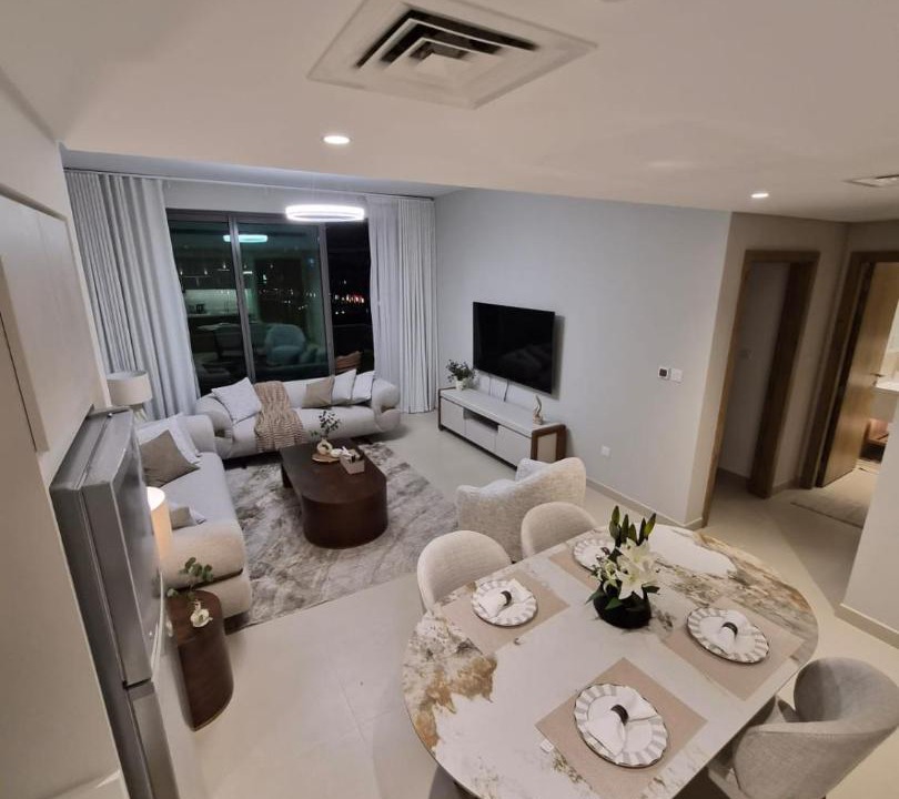 Muharraq Apartment | Marassi Al Bahrain Luxury Apartment Pool View