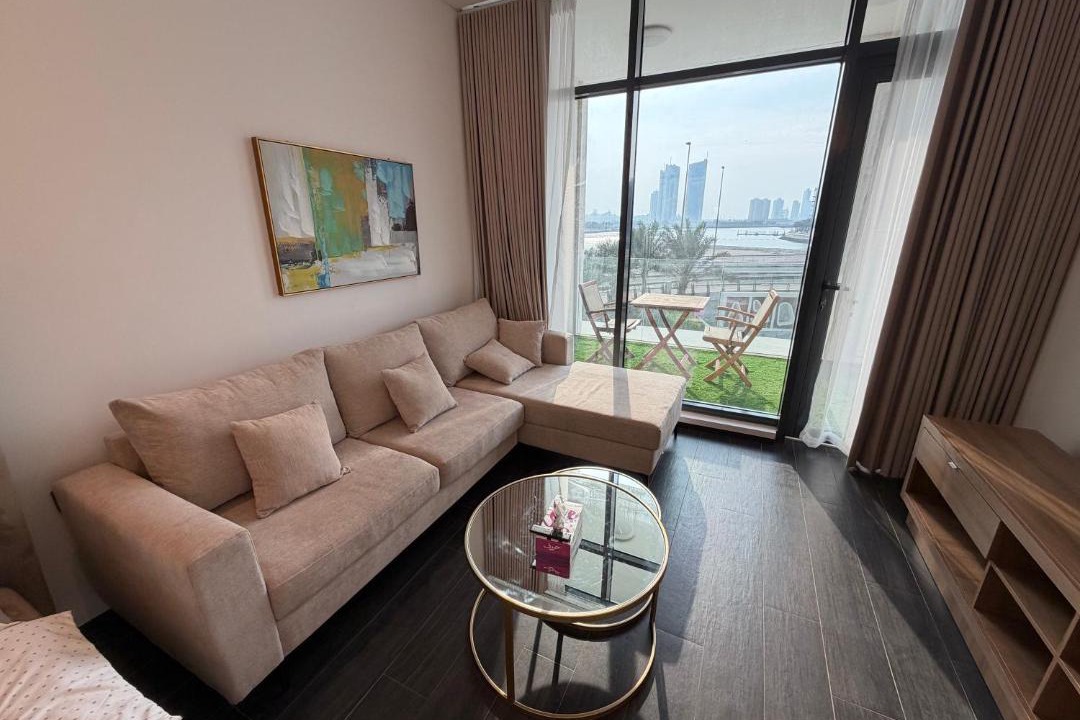 Manama Apartment | Sea View Studio Perfect for Couples In Harbour Row