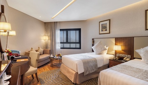Premier Twin Room (City, 2 Double Beds)