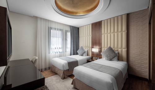 Royal Suite, 2 Bedrooms (Haram View, 1 Super King & 2 Double)