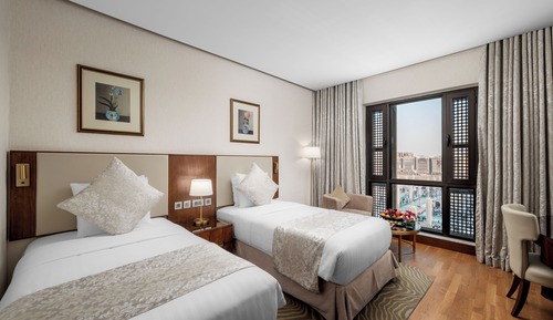 Premier Twin Room (Haram View, Two Double Beds)