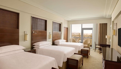 Triple Room, 3 Twin Beds, City View