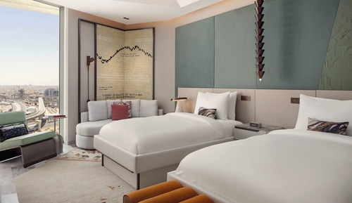 Deluxe Room, 2 Twin Beds, City View