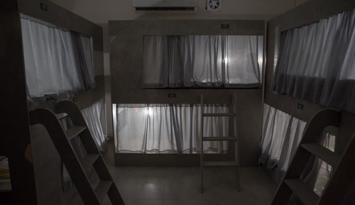 Comfort Shared 6 males Dormitory, Balcony