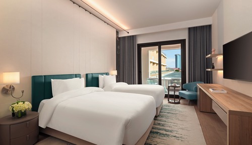 Premium Room, 2 Twin Beds, Pool View