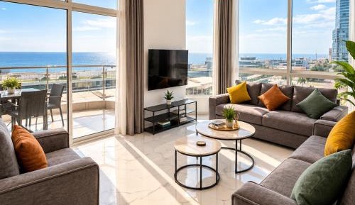 Two-Bedroom Apartment with Balcony and Sea View