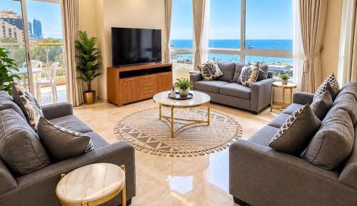 Three-Bedroom Apartment with Sea View