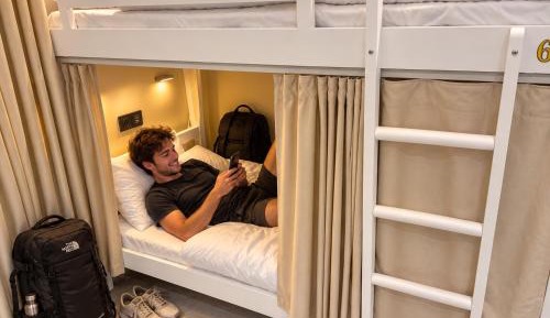 Single Bed in Male Dormitory Room
