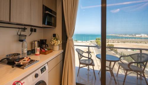 One-Bedroom Apartment with Balcony and Sea View
