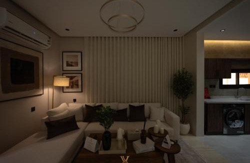 Al-Rawdah Apartment | Velora Living Royal 2BR Apartment 70 TV