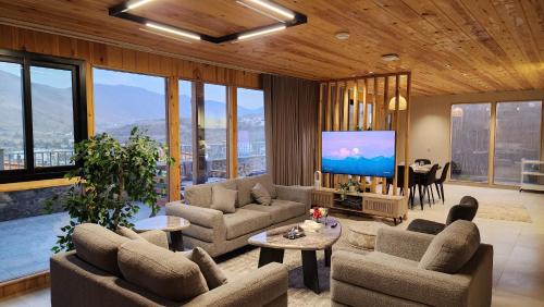 Abha Al Jadidah Resort | Wakan Farm Villas El Souda - مزرعة وكن الريفية - قرية شرمه