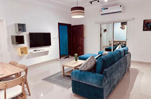 Al-Rawdah Apartment | Luxury Arrwadah Apartment - Swedish design & Sun Loungers