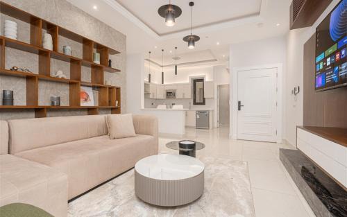 Riyadh Apartment | Stylish AlQirawan Retreat with Smart TV, WiFi