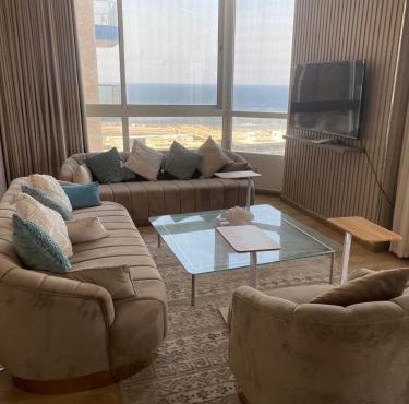 Apartment overlooking the sea in Al-Masarat Tower in Jeddah